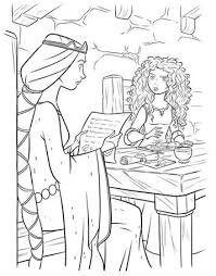 His daughter is obsessed with disney princesses and she wants a coloring pages with all princess in single image included the new princess, merida from brave. Kids N Fun Com 83 Coloring Pages Of Brave