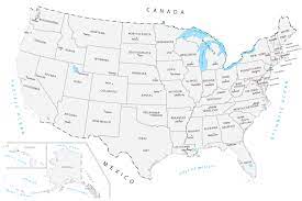Each of the 50 states in the usa has a capital city, and these state capitals serve as headquarter cities for their respective state governments. United States Map With Capitals Gis Geography