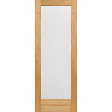 Pine 1 Lite Clear Glass Interior Door