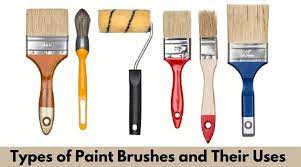 Types Of Paint Brushes And Their Uses
