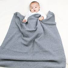 china knitted baby blanket and baby
