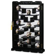 Find hanging curio display cabinet. Black Rosewood Chinese Wall Curio Cabinet China Furniture Online