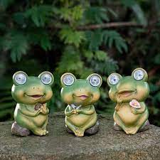 outdoor garden frog statue resin frog