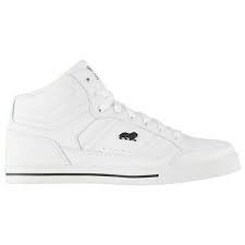 Mens Lonsdale Leather Hi Top Boxing Gym Sports Trainers