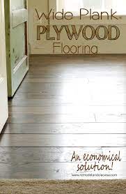 wide plank plywood flooring an