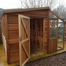 shed and lean to combinations