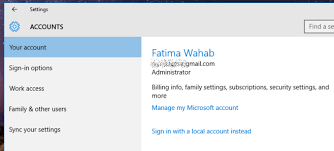Click the link that says sign in with a microsoft account instead click the link that says sign in with a microsoft account instead type the credentials of your microsoft account which you want to set as primary account and click next Switch From A Microsoft Account To A Local Account In Windows 10