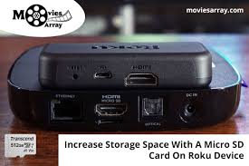 Slide the card holder to the right to lock it. Increase Storage Space With A Micro Sd Card On Roku Device