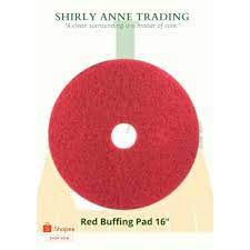 red buffing pad 16 20 3m and local pads