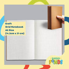 Learn about its dimensions and further uses. Kraft Brown Cover Notebook A5 Size 21cm X 14 5cm Line Grid And Plain Black Cover Lazada Ph