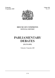 report parliamentary debates