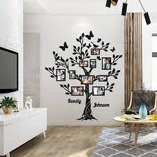 Photo Frames Wall Collage Wooden Tree