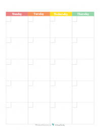 Create printable calendars formatted for microsoft word®. Day24 More Blank Monthly Calendars Scattered Squirrel