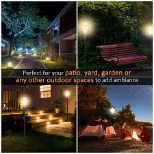 Outsunny 2 Piece Led Garden Lights Lamp