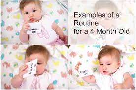 example routine for a 4 month old