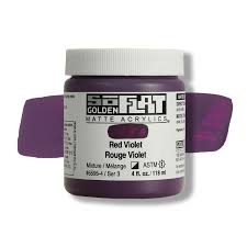 Golden Soflat Acrylic Red Violet 118ml