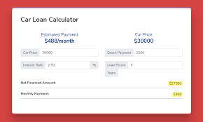 Car Loan Calculator In Wordpress