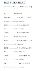 The Wild Cowboy Hat Size Chart Information