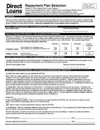 Fillable Online Federal Direct Loan Repayment Form Student