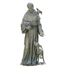 St Francis With Animals Outdoor Statue