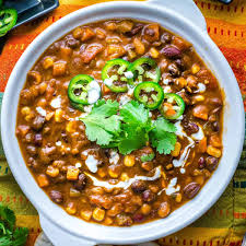 instant pot vegetarian 3 bean chili