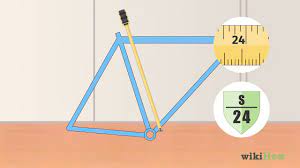 how to mere a bicycle frame size