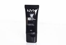 review nyx hd foundation