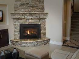 Corner Fireplace Idea