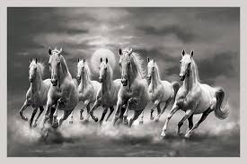 running seven horses hd wallpaper pxfuel