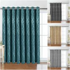 thick thermal blackout door curtain