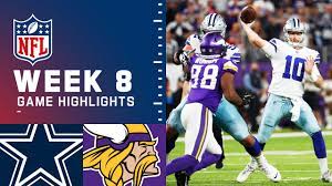 Cowboys vs. Vikings Week 8 Highlights ...