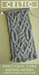 How To Knit A Fancy Celtic Cable Pattern With Cable