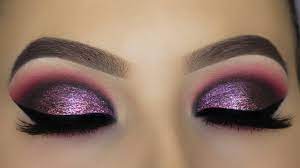 purple metallic smokey eyes tutorial