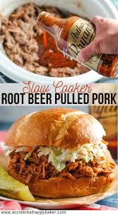 slow cooker root beer pulled pork