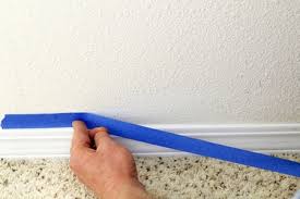 to paint baseboard trim on carpet