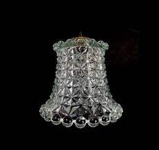 Small Boudoir Glass Lamp Shade Clear