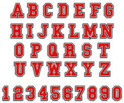 The Athletic Shadow Font Embroidery Alphabet From Concord