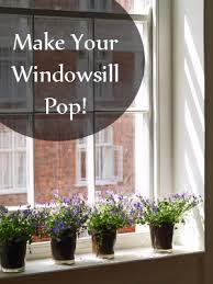 how to decorate your window sills