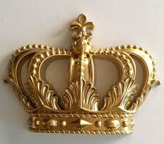 Plastic Crown Wall Decor For Prince Or