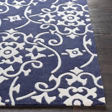 navy indoor trellis runner rug at lowes