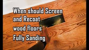 fully sanding your wood floors