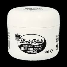 Simply work a small amount of the genuine pluko® into your hair from the roots. Buy Black And White Genuine Pluko Hair Dressing Pomade 50ml Salon Wholesale
