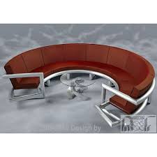 contemporary semi circle sofas