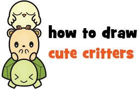 learn how to draw cute cartoon turtle