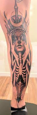 Death Goddess (WIP) by Angel Rose at Shokunin Tattoo in Portland, OR : r/ tattoos