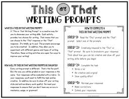 creative writing warm up exercise  creative writing prompts  th grade