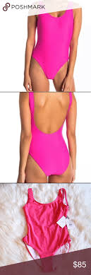 Onia Kelly Pink One Piece Swimsuit Sz S Onia Kelly Pink One