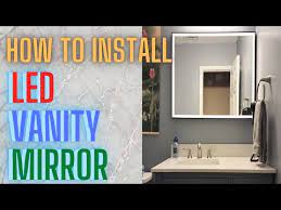 Install Anti Fog Led Vanity Mirror Ez