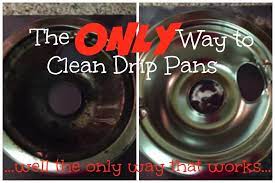 the best way to clean drip pans you