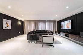 Black And White Living Room In Nigeria